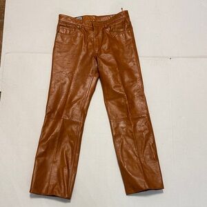 Pelle Studio Wilsons Camel Color Size 34 Men’s 100% Leather Pants